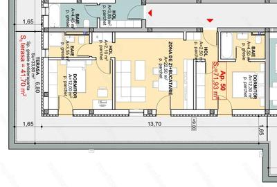 Apartament 3 camere cu terasa, str. Anton Pann - 4