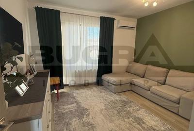 Apartament cu 2 camere decomandat, mobilat în Borhanci