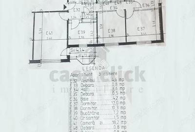 Apartament cu 3 camere decomandat în Central - 9