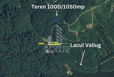 Teren intravilan, 1000 si 1050mp front stradal generos, Valiug