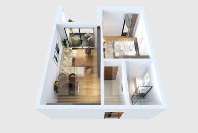 Apartament cu 2 camere în Cetate - 2