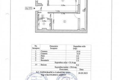Apartament cu 2 camere în Nord - 1