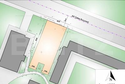 Teren stradal, Calea Bucuresti, 1920 mp intravilan, pozitie - 8