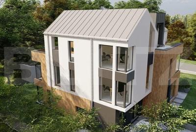 Duplex modern, 136 mp, 4 camere, cu priveliste superba, Dambul Rotund
