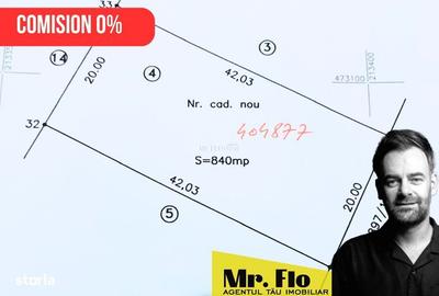 Teren de 840 mp, în Moșnița Nouă - 2