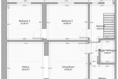 Casă cu 5 camere cu Teren 300 Mp în Muncitoresc - 2