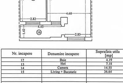Apartament cu 2 camere decomandat, mobilat în City Park Mall - 11