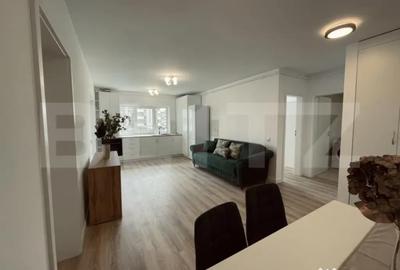 Apartament cu 3 camere semidecomandat în Florești