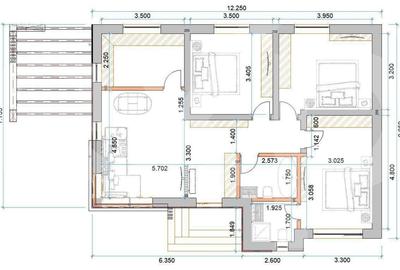 TVA inclus | Case PARTER 4 camere Trivale | Teren 465 mp | Util 120 mp - 4