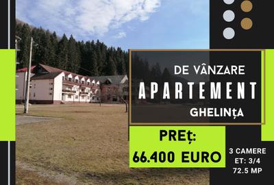De vânzare apartament cu 3 camere în Ghelința! - 1