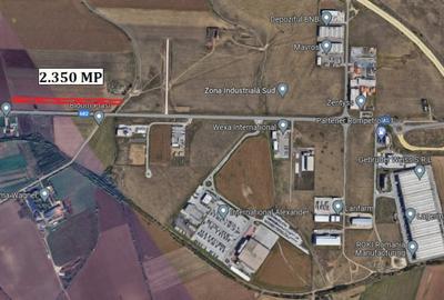 Teren de 2350 mp, în Sud