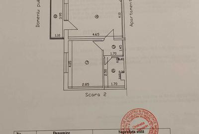 Apartament cu 2 camere decomandat în Crihala