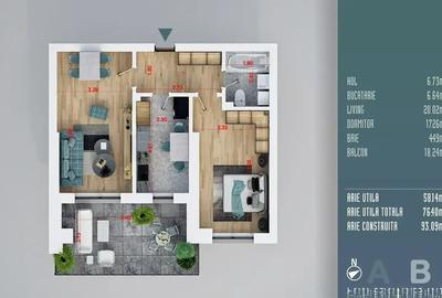 Apartament 2 Camere Rebreanu- Titan | Terasa  | Parcare | Oferta - 4