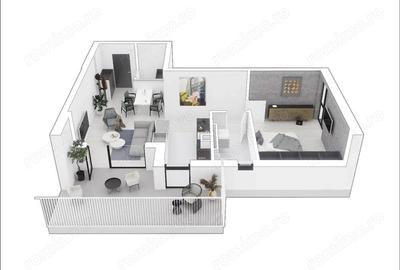 Apartament cu 7 camere semidecomandat în Mehala - 3