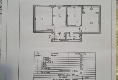 Apartament cu 3 camere decomandat în Tomis Nord - 16