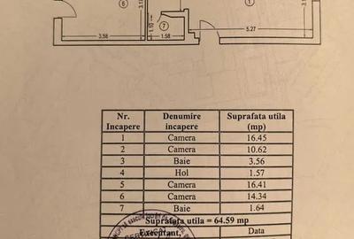 Vanzare apartament cu 3 camere si 2 bai,  decomandat,  renovat,  parter zona CET - 8