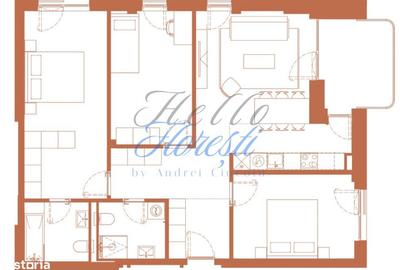 Apartament cu 4 camere în Dâmbul Rotund - 3