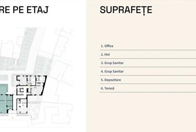 Birou, de 96.089996337891 mp, în Moșilor - 6