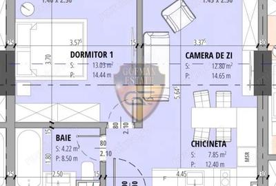 Apartament cu 2 camere decomandat în Tomis Nord - 6