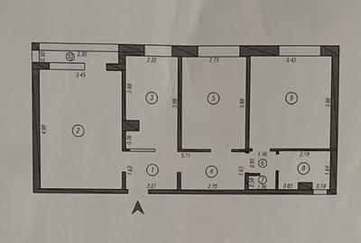 Apartament 3 camere decomandat Tomis Nord