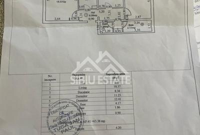 Apartament de vanzare cu 3 camere,2 bai,pivnita s.u 63.4 mp-Cartier Valea Aurie - 6