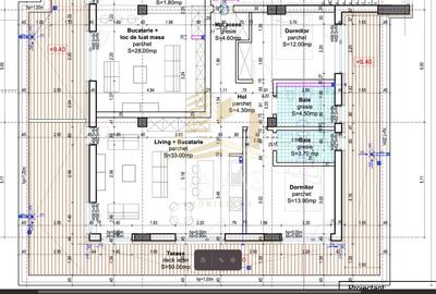 Apartament cu 3 camere semidecomandat în Baciu