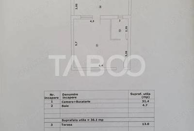Studio de vanzare 36 mp util + terasa 13 mp finalizata 01 octombrie