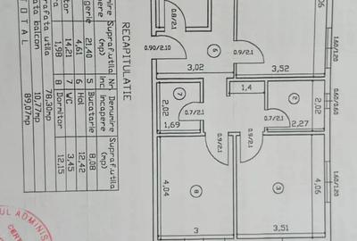 Apartament 3 cam, decomandat etaj 1 in Lunca Cetatuii - 1