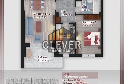 Apartament cu 2 camere decomandat în Theodor Pallady