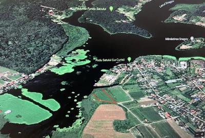 Teren Superb situat pe malul lacului Snagov Silistea langa palatul Ginga - 5