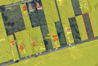 Teren de 1017 mp, în Central