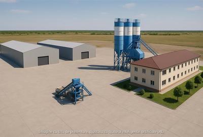 Teren 14.380mp si Spatiu industrial de vanzare in Ciorogarla la intersectie A0 c - 7