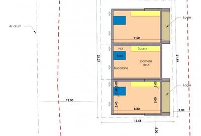 Teren pentru constructie triplex in Floresti zona strazii Tautului - 5