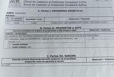 Teren de 6000 mp, în Jilava - 2