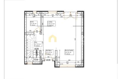 Casa duplex cu 3 dormitoare, 2 bai si curte privata, Floresti - 3
