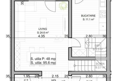 Duplex cu 4 camere cu Canalizare în Braytim - 19