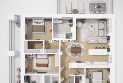 Penthouse cu 4 camere decomandat în Astra - 3