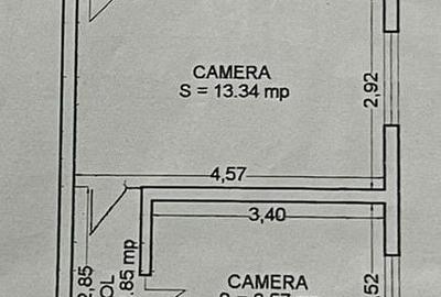Apartament cu 3 camere semidecomandat, mobilat în Tomis Nord - 17