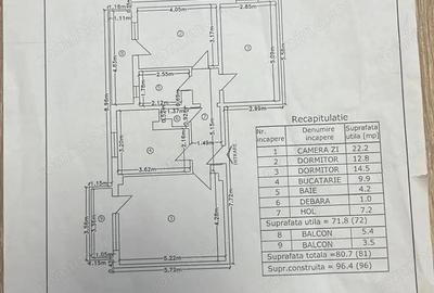 Apartament 3 camere - 1