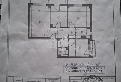 Apartament cu 3 camere decomandat în Găvana