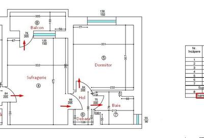 Apartament cu 2 camere semidecomandat în Central - 1