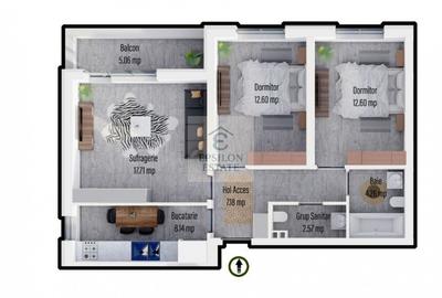 Apartament 3 camere decomandat - Militari Residence - 1