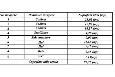 Apartament  4 camere în clădire istorica transformat în SAD - 4