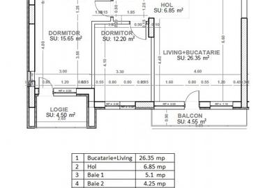 Apartament cu 3 camere decomandat în Theodor Pallady - 3