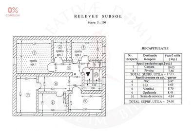Matei Basarab, apartament in vila, doua camere, cu teren - investitie - 24