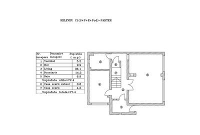 Vila Brancoveanu, Alunisului, S+P+1+M, 311 mpu, teren 200 mp, garaj - 19