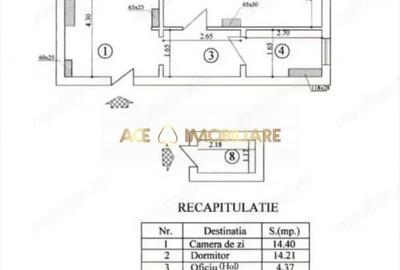 Apartament cu 2 camere semidecomandat, mobilat în Gara de Nord - 10