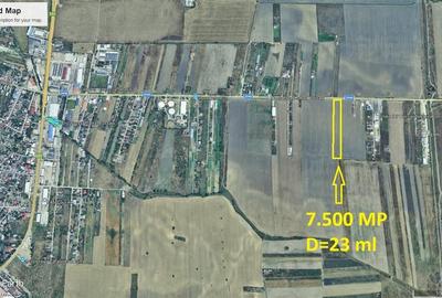 Teren intravilan 7.500 mp, D=23 ml, STRADA PRINCIPALA,zona ONASIS - 3