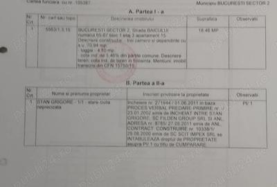 Apartament 3 camere de vinzare