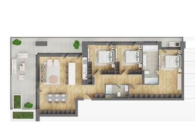 Apartamente 4 camere in Ansamblul Alpha Distrikt, Bartol... - 3
